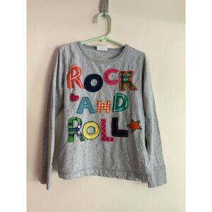Mini Boden Rock and Roll Long Sleeve Top